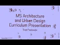 Spring 2026 Open House MSAUD Curriculum Overview