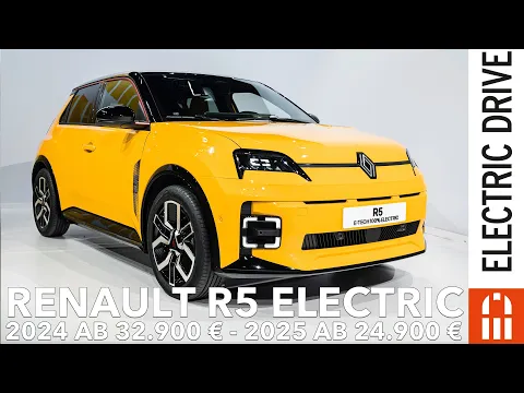 Download MP3 Renault R5 Electric ab 32.900 Euro mit großem Akku! Ab 2025 wird es günstiger! Electric Drive News