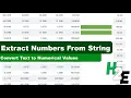 Extract Numbers From String in Excel