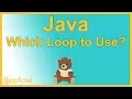 Deciding which Java Loop Structure to Use While For or Do-While - Java Programming