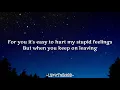 Stupid Feelings (lyrics) - 220 KID and LANY