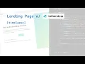 Creating Landing Page with react js tailwindcss