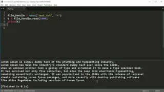 Python Programming Series Files 1 Reading from a file
