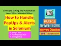 16 - HowTo Handle PopUps and Alerts In Selenium