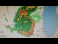 HAARP on Weather com Radar near Milwaukee WI July 19th 2017