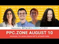 PPC Zone Aug 2026 Search Fundamentals Sponsors Two Trees PPC Usercentrics Optmyzr