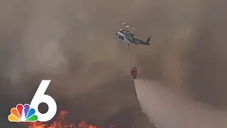 Watch how crews are battling wildfires in Miami-Dade