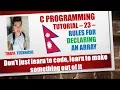 C Programming Tutorial - 23
