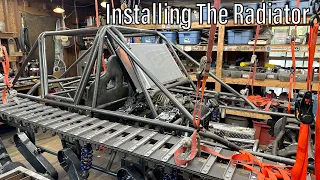 Installing The Radiator On My Home Made Ripsaw Tank Project