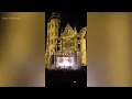 Pope Leo and priest Guilherme surprise worshippers with electronic rave party