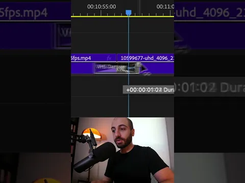 Try this VHS glitch transition effect trick in your next video edit