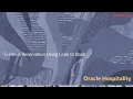 Hospitality Documentation OPERA Cloud Create a Reservation