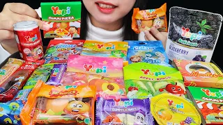 ASMR YUPI GUMMY JELLY CANDY BIG BURGER HOTDOG CALCI BEAN YUPI BOLICIOUS RELAXA PLAY AVENGERS