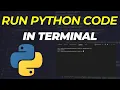 How to Run Python Code in Terminal in VS Code 2024 Guide