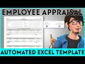 Employee Appraisal Form Automated Excel Template