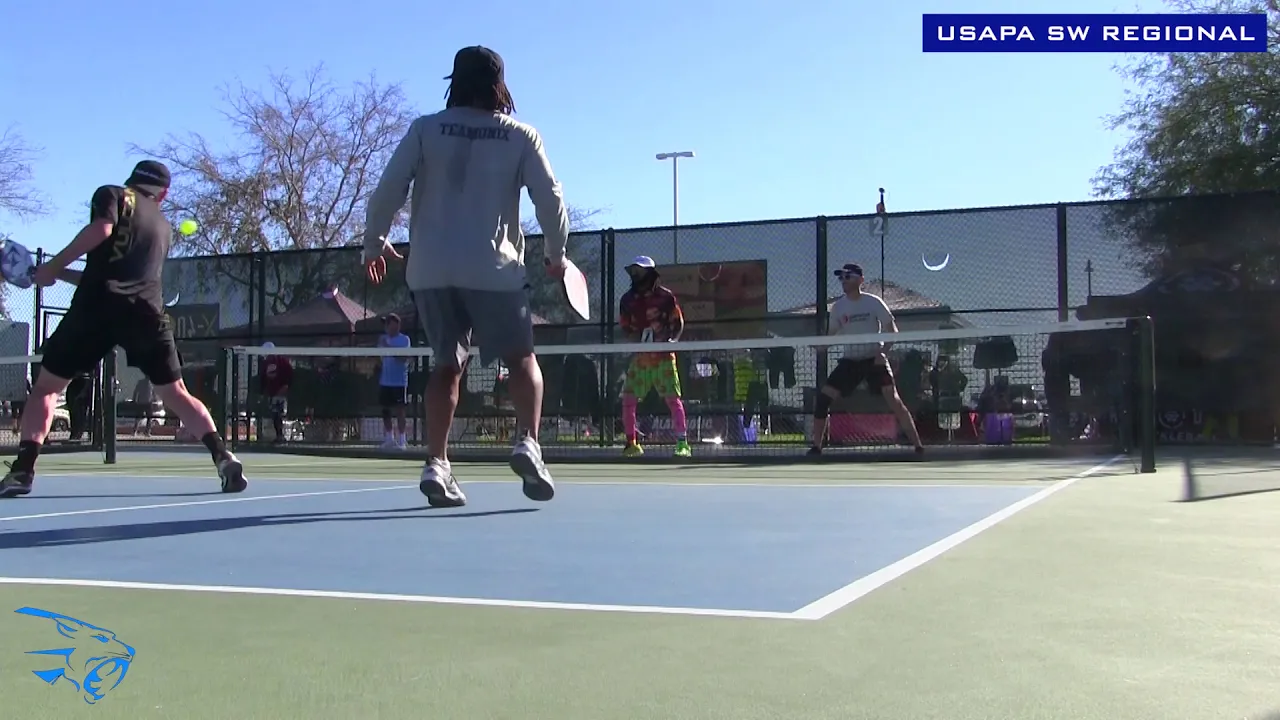 USAPA SW Regional Pickleball -  Gizmo Hall / Jesse Compton vs Johnny Wilson / Kevin Walker ('20)