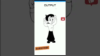 Chhota Bheem Sketch usung Python Tutle Graphics on Python Programming