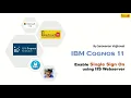 IBM Cognos 11 - Admin Enable SSO using IIS Webserver