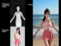 Depth Map reference character image High-accuracy AI dance