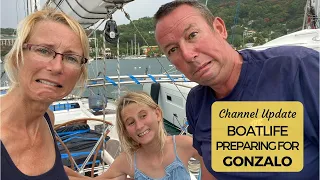 Tropical Storm Gonzalo – Our Sailing Channel Video Update