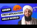 Learn Rust First Lesson - Hello World