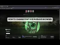 How To Change Font Size In Brave Browser (Increase Or Customize Text Size)