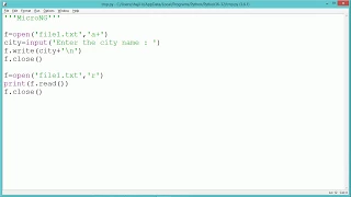 Python Program - Append File