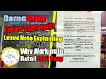 An Entire Gamestop Store Staff Quit Due To Demanding District Manager Leave Note Explaining Why