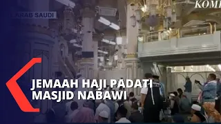 Download Jemaah Haji Indonesia Gelombang I Padati Masjid Nabawi untuk Masuk Ke Raudhah MP3