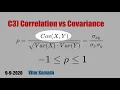 C3 Correlation vs Covariance