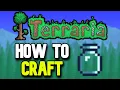 How to Make an Empty Bottle in Terraria Quick Tutorial