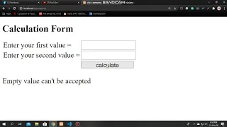 Calculate addition subtraction multiplicaiton and division with php