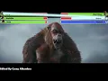 Download Lagu Godzilla x Kong: The New Empire (2024) Final Battle with healthbars 2/2