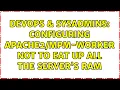 DevOps SysAdmins Configuring - worker not to eat up all the server s RAM