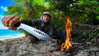 3 DAY SOLO SURVIVAL - NO Food NO Water No Shelter