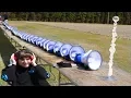 Breaking Glass Using Only Megaphones