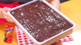 O SEGREDO QUE DEIXA O BOLO DE NESCAU MAIS ESCURINHO E COM SABOR MAIS FORTE DE CHOCOLATE