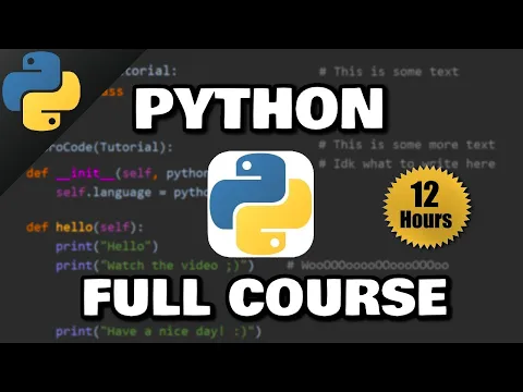 Download MP3 Python Full Course for free 🐍