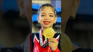 فيروز تتألق في بطولة كأس مصر للجمباز الفني آنسات تحت ٧ سنوات وتتوج بالميدالية الذهبية 