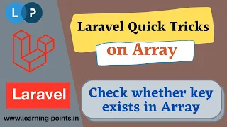 Arr exists - Hides key value pairs from an array Array functions Laravel Tutorial