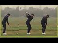 Watch Sergio Garcia Warm Up Swings With Slow Motion