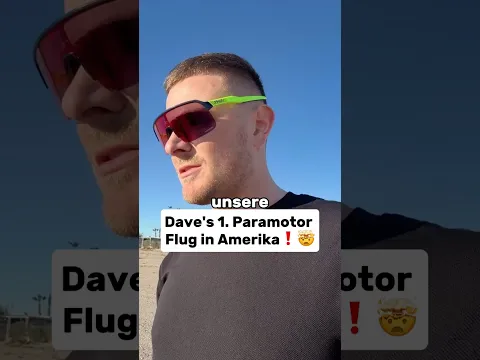 Dave's 1. Paramotor Flug in Amerika❗️🤯