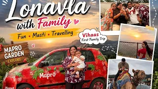 Vihaas first Family trip 🥰|| Lonavala Vlog || #viralvideo #popular 