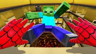 Throwing MINECRAFT Zombies Into the Backrooms Abyss in Bonelab VR