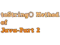 Java Program to Understand toString method of Different class