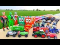 Download Lagu Mobil Truk Oleng Panjang Bongkar Mainan Mobil-Mobilan! Mobil Balap, Mixer Truck, Fire Truck.