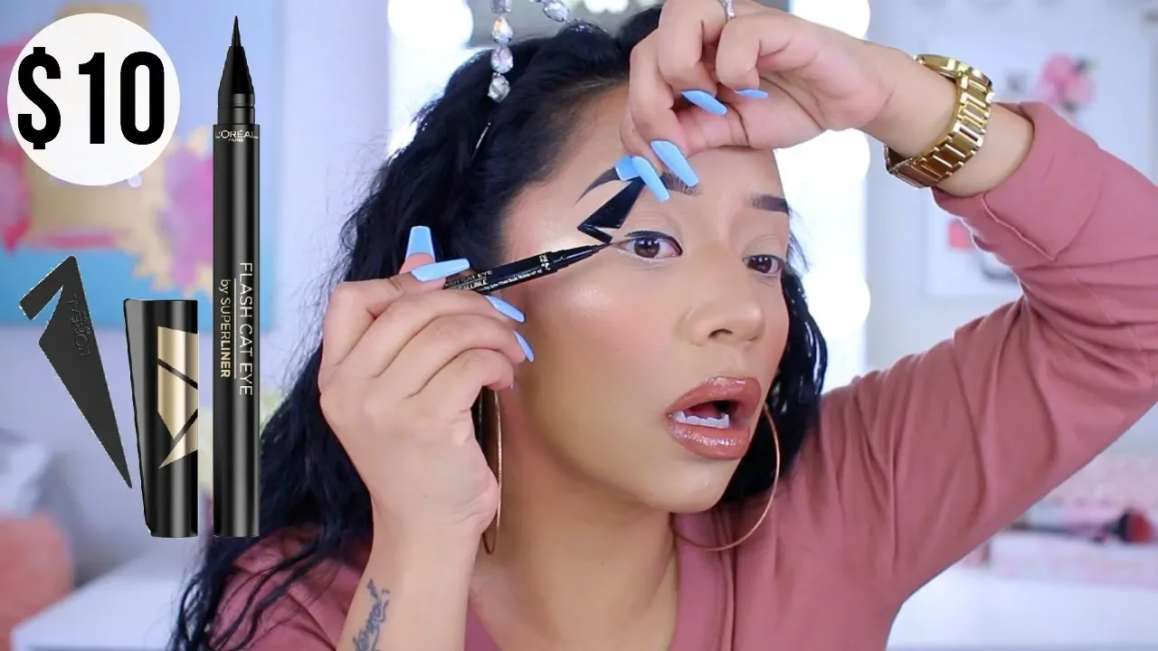 MAYBELLINE HYPER EASY LIQUID EYELINER + 11 HR. WEAR TEST | MagdalineJanet. 