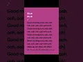 Kanye West - Good Morning (lyrics spotify version)