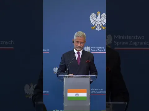 Jaishankar Replies Polish Media Questions on India's Role in Ending Russia - Ukraine War