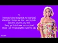 Lagu Katy Perry - Tucked (Lyrics)